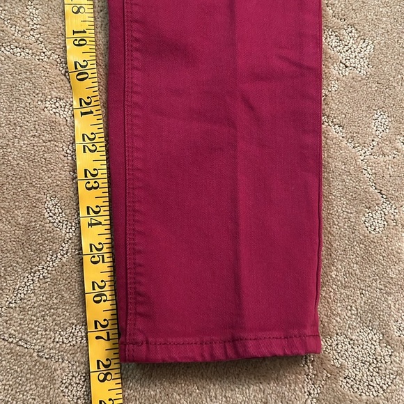 Lucky Brand Lolita Skinny Dark Pink Jeans, 8/29A - Picture 4 of 7